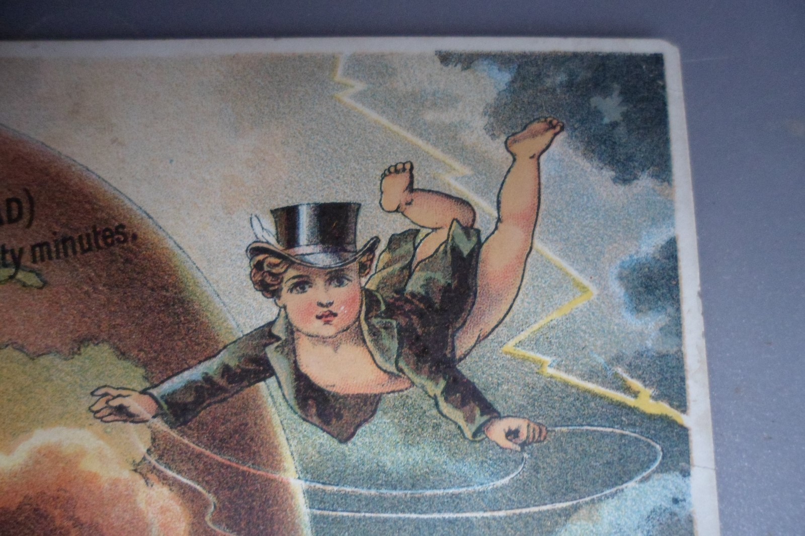 Old Trade Card Willimantic Thread
