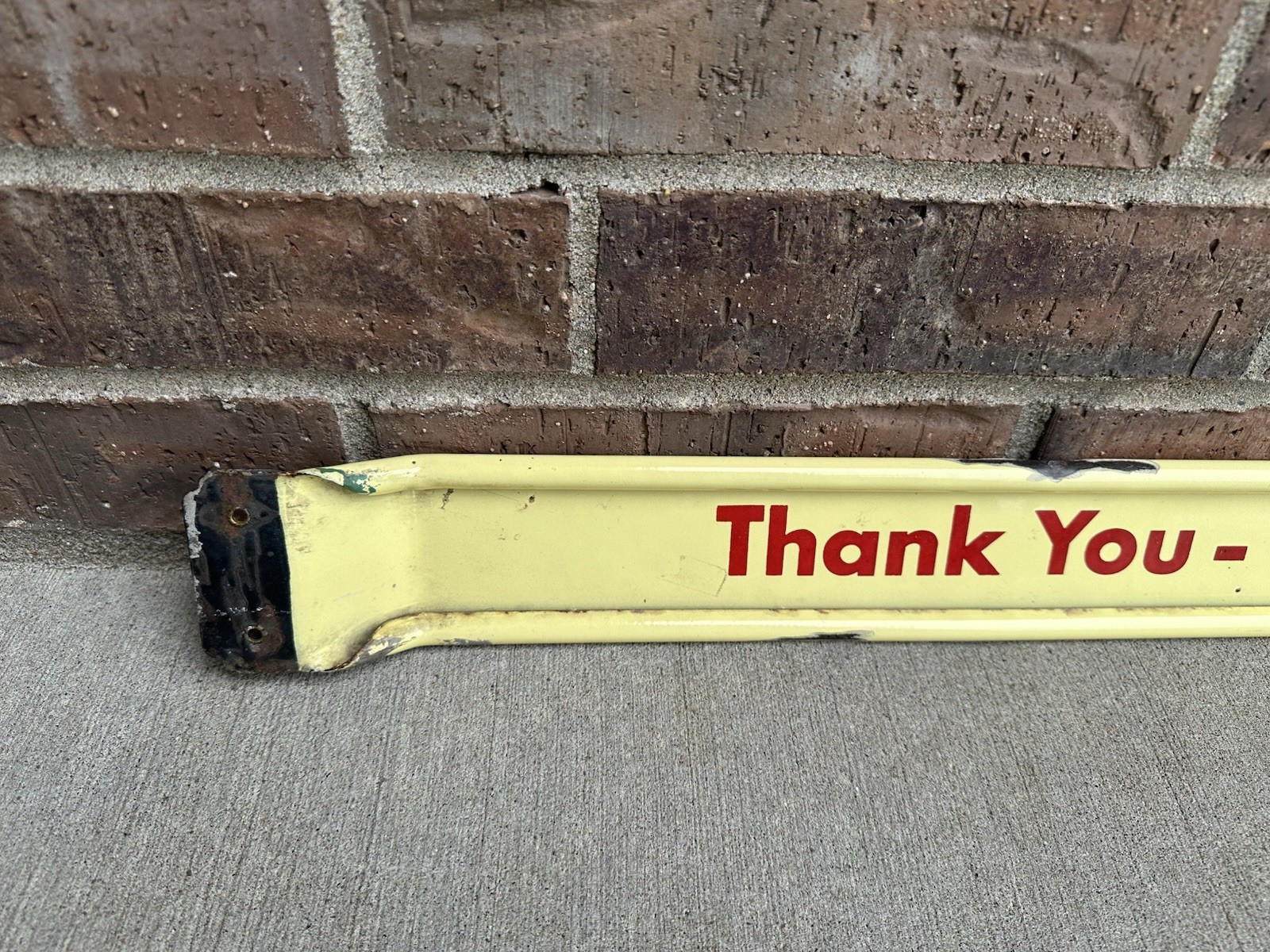 VINTAGE ORIGINAL 1930’s – 40’s SALADA TEA PORCELAIN DOOR PUSH SIGN DOUBLE SIDED