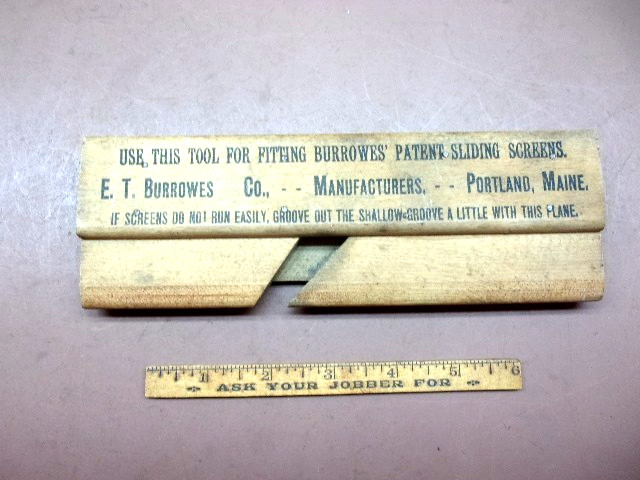 Vtg Craftsman Tools Sears National HQ Wooden 3 Ft Yard Stick Advertising Piece