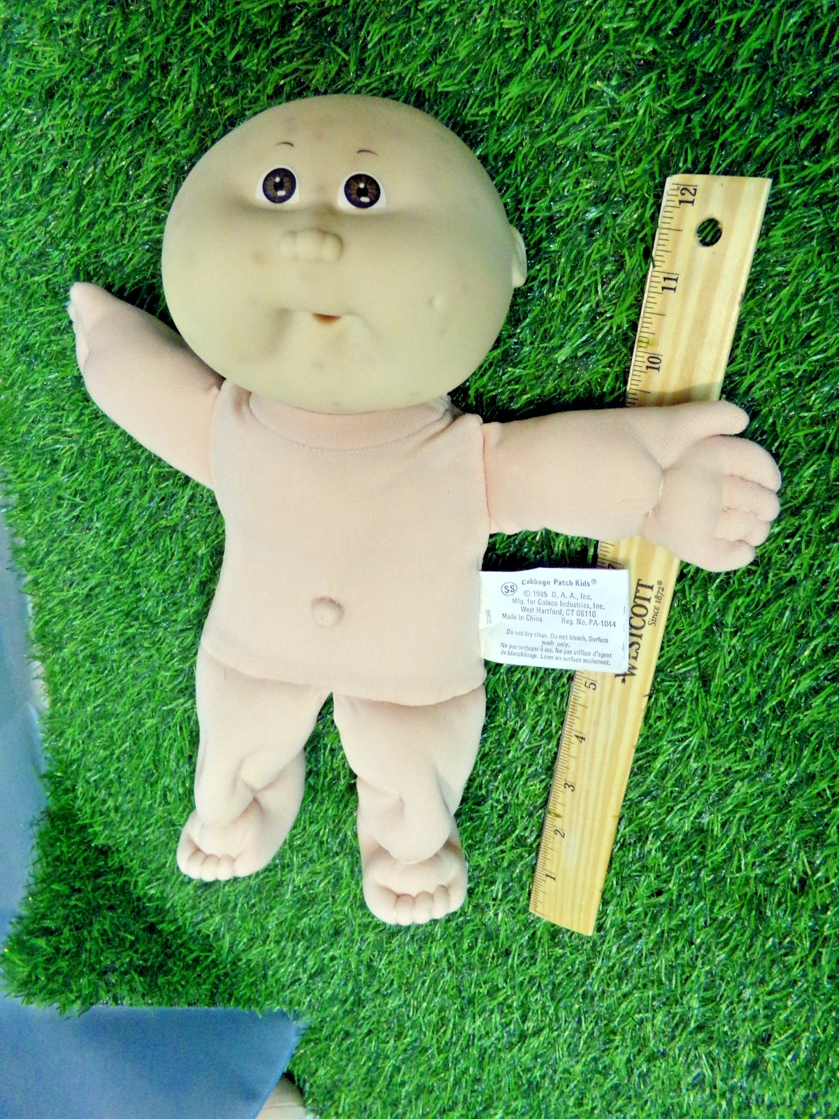 Cabbage Patch Kid COLECO BEAN BOTTOM BABY HAS POX BODY GOOD