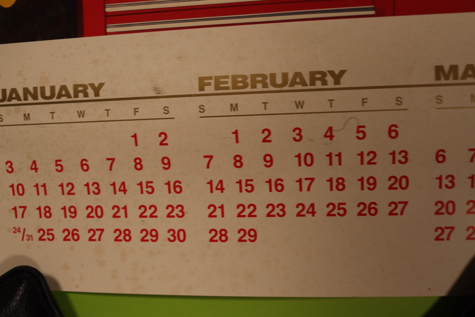 Vintage 1988 Mac Tools Calendar 50th Anniversary 19″x24″