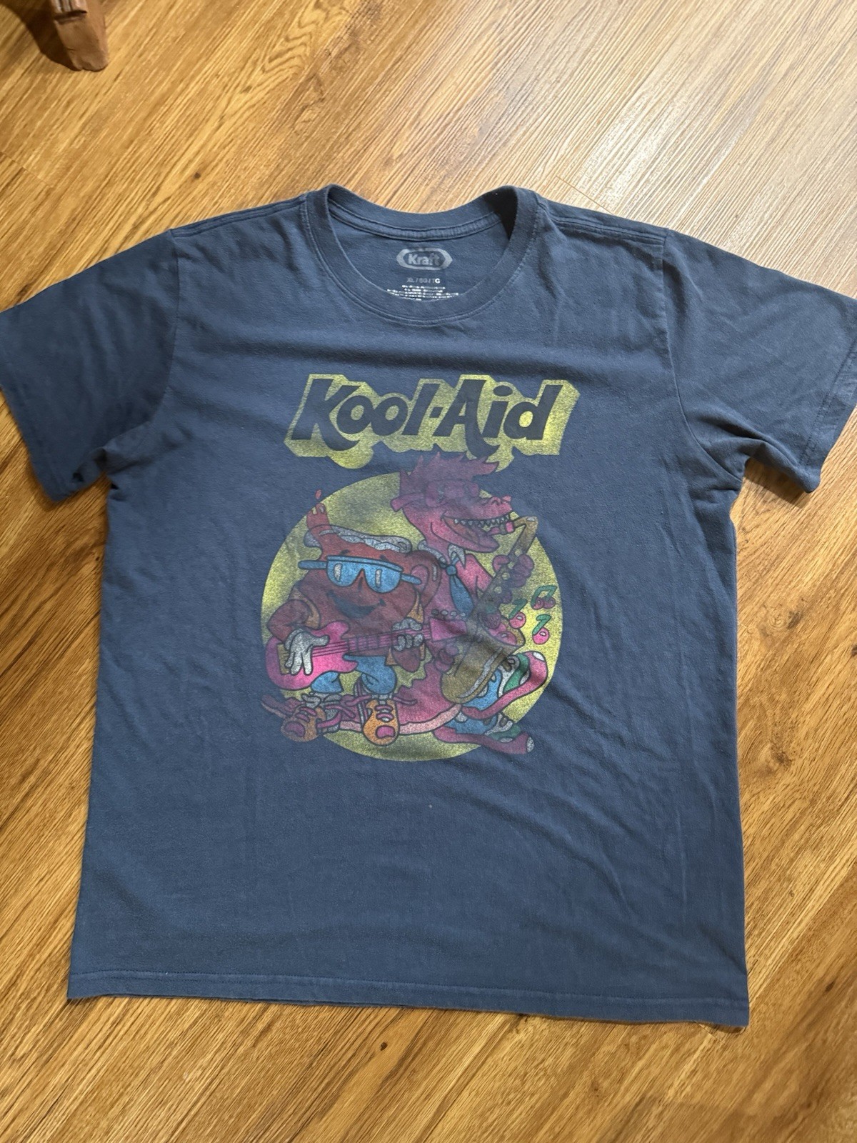 Kool Aid T Shirt Kraft Graphic Tee VTG Look, Size XL