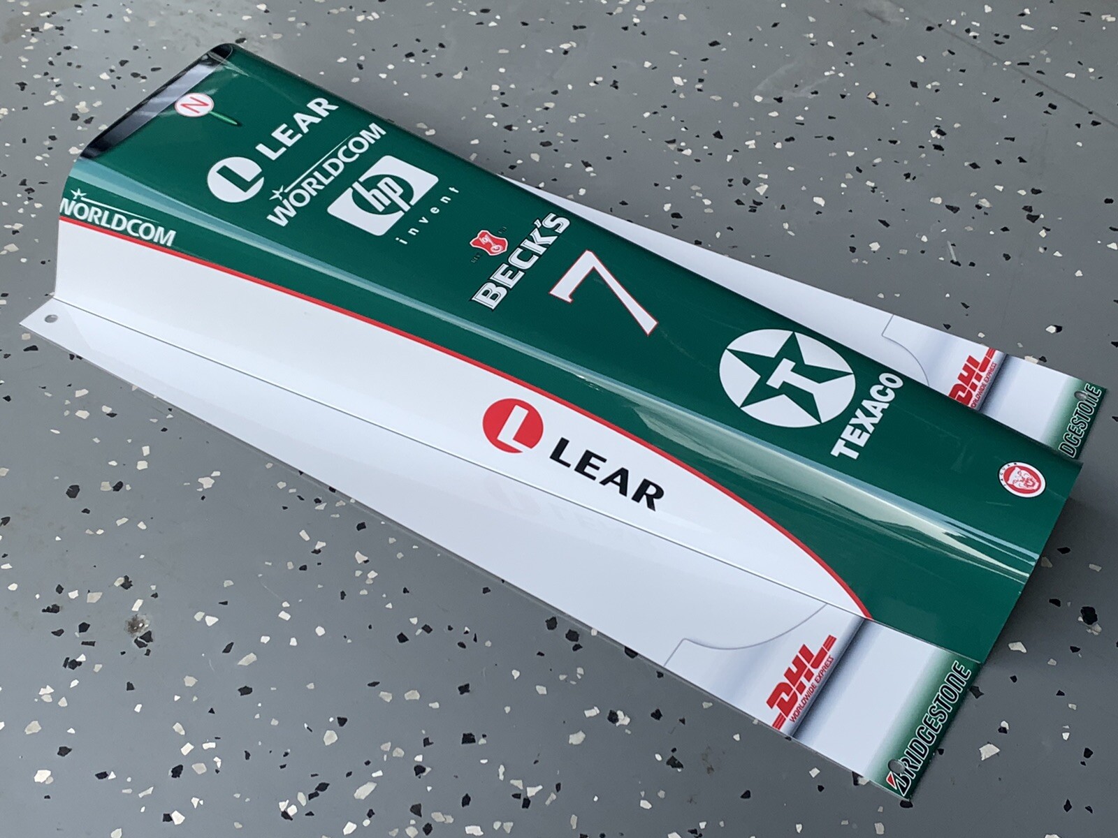 WOW!!! FORMULA 1 F1 JAGUAR F1 2000 Race Car Nose Sign R1