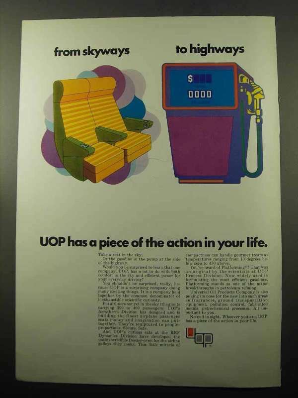 1969 UOP Universal Oil Products Company Ad – Skyways