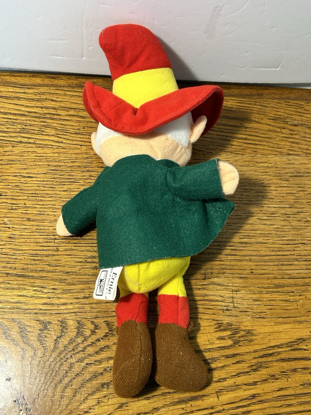 Vintage 1997 Ernie Keebler Elf 11” Bean Bag Plush Doll Cookie Advertising Mascot