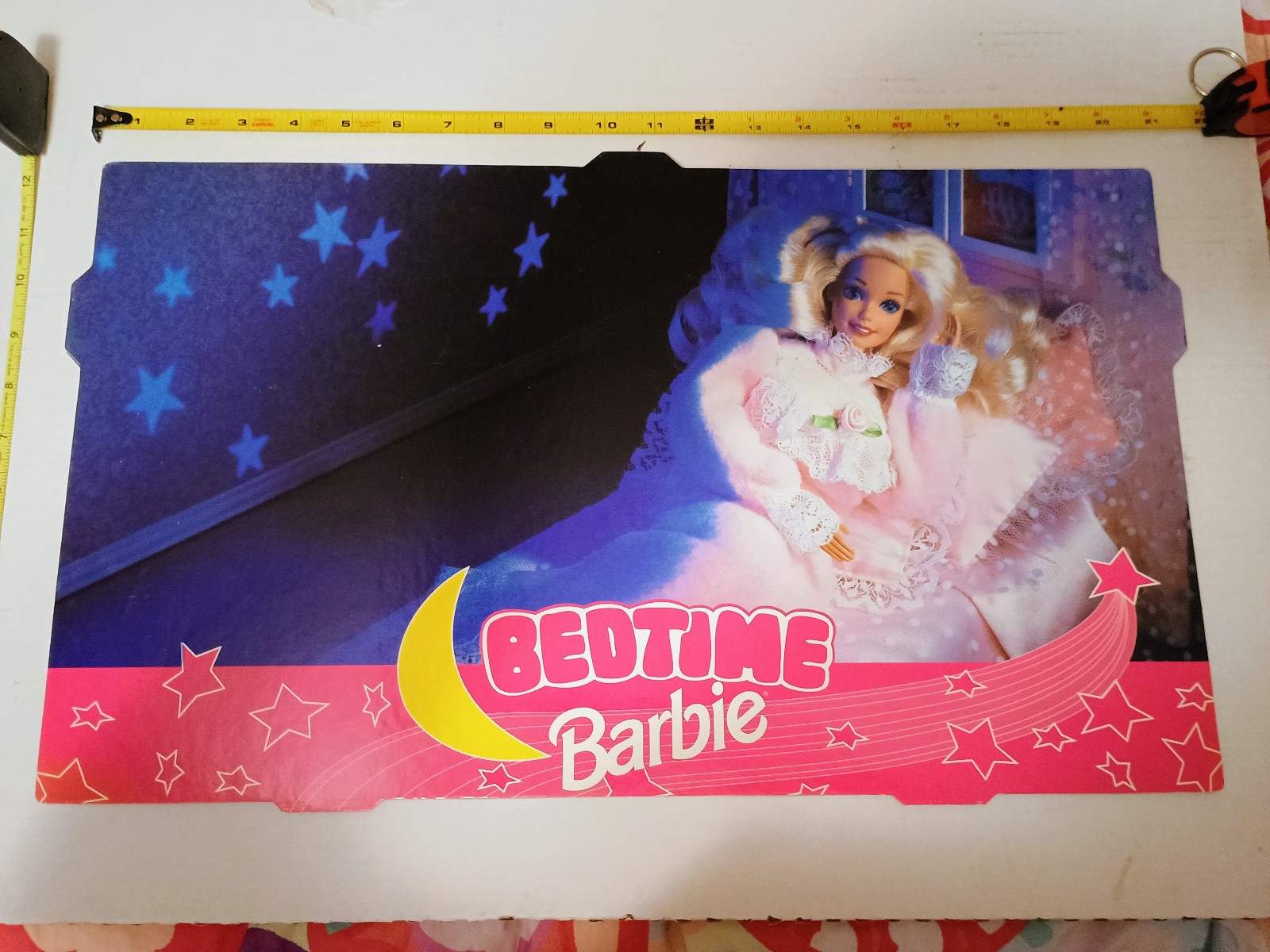 Barbie Toys R Us Store Display Poster 21×12 Barbie Bedtime Barbie