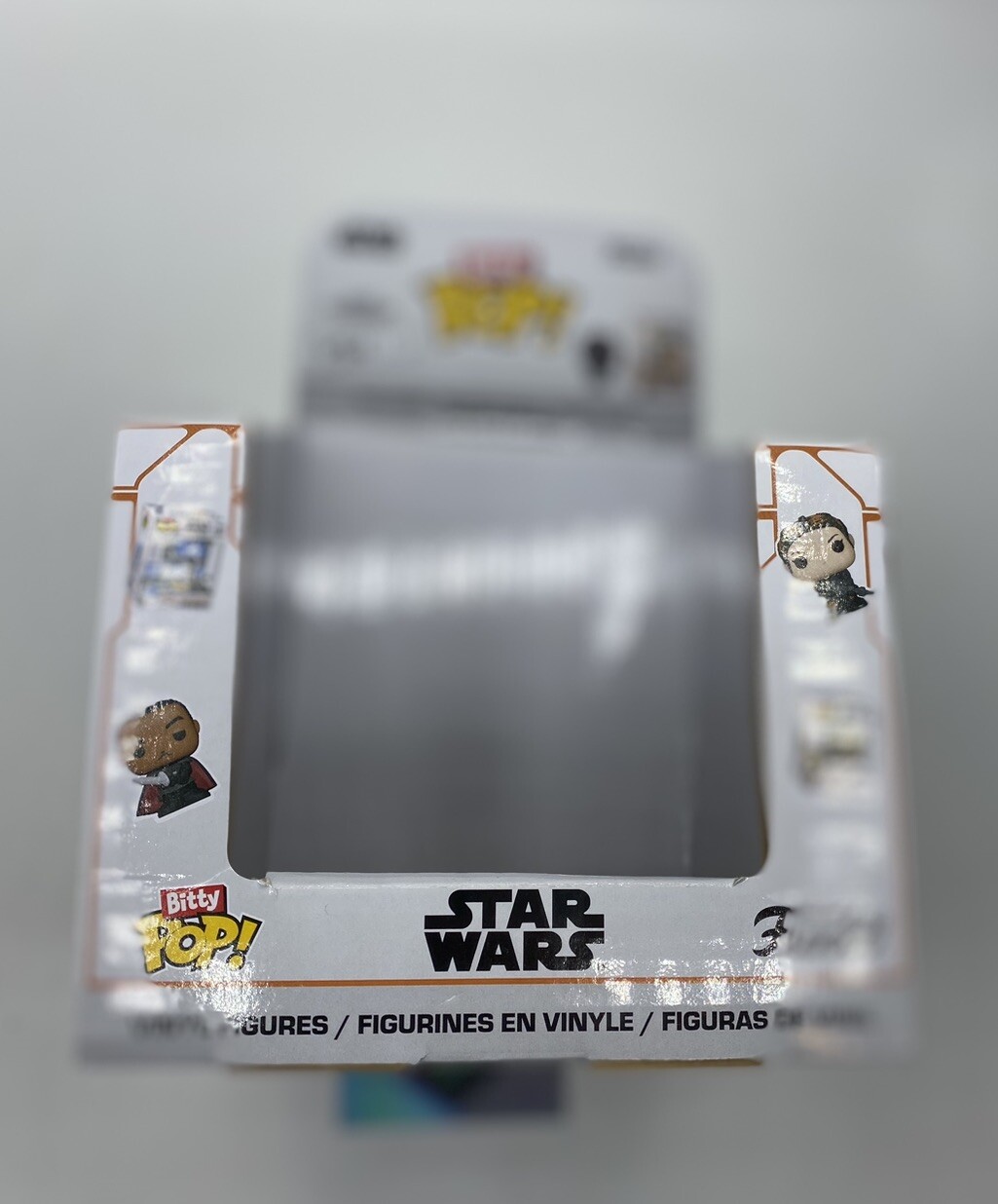 Funko Bitty POP! Star Wars Retail Cardboard Shelf Display Box For bitty Pops
