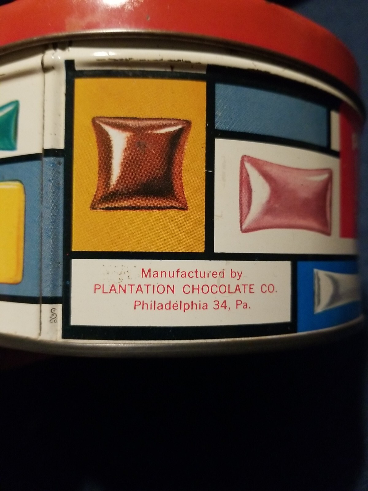 Vintage Plantation Dainties Candy Tin Canister – Philadelphia, PA