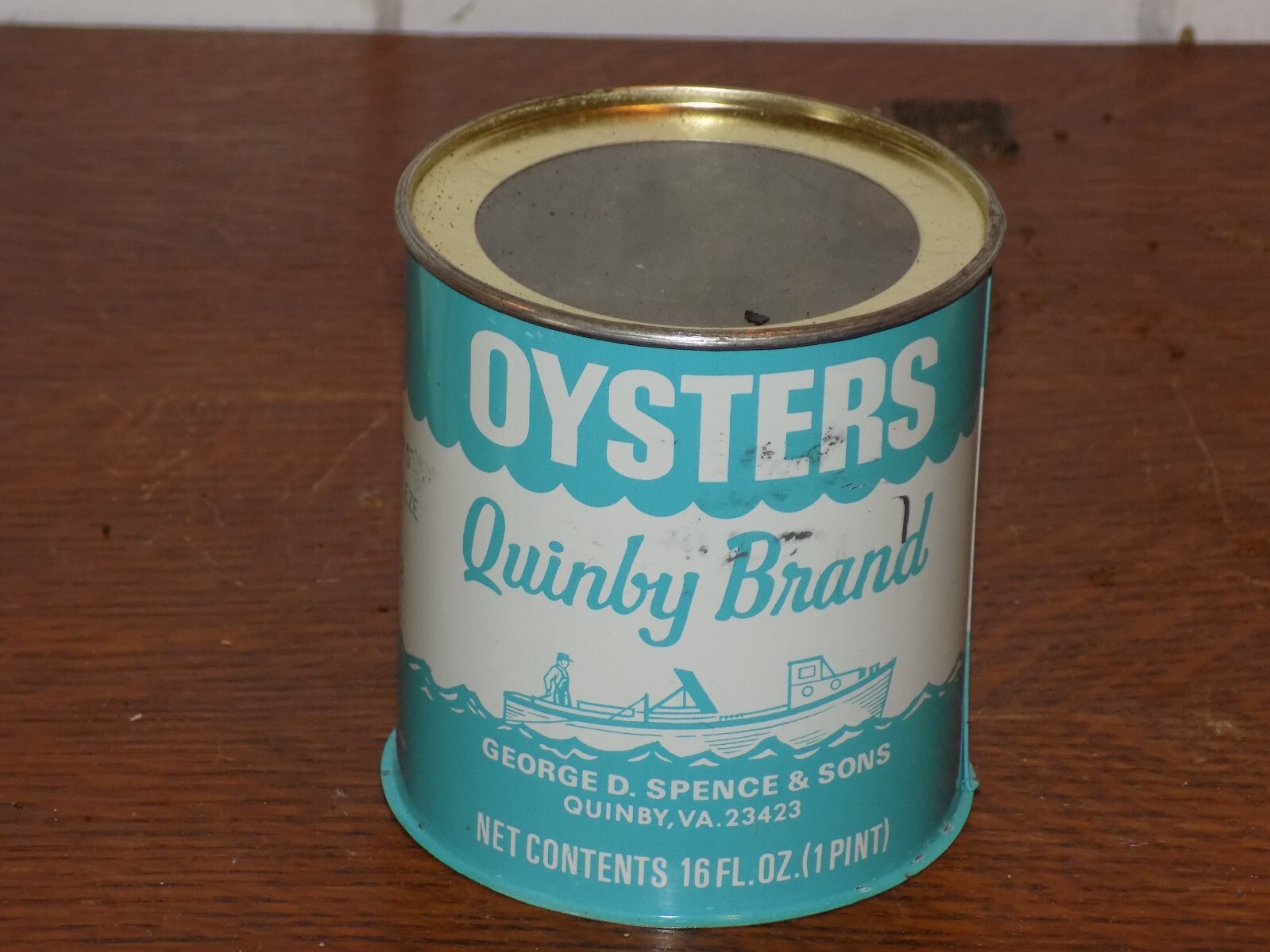 Vintage Quinby Brand VA. 1 Pint Empty Can