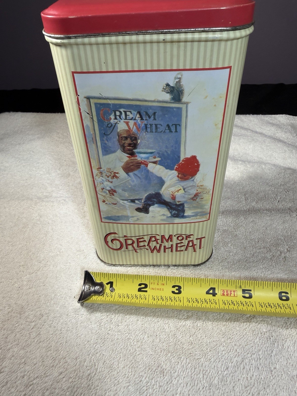Nabisco Cream of Wheat Tin 1998 Empty Advertising Collectible Can