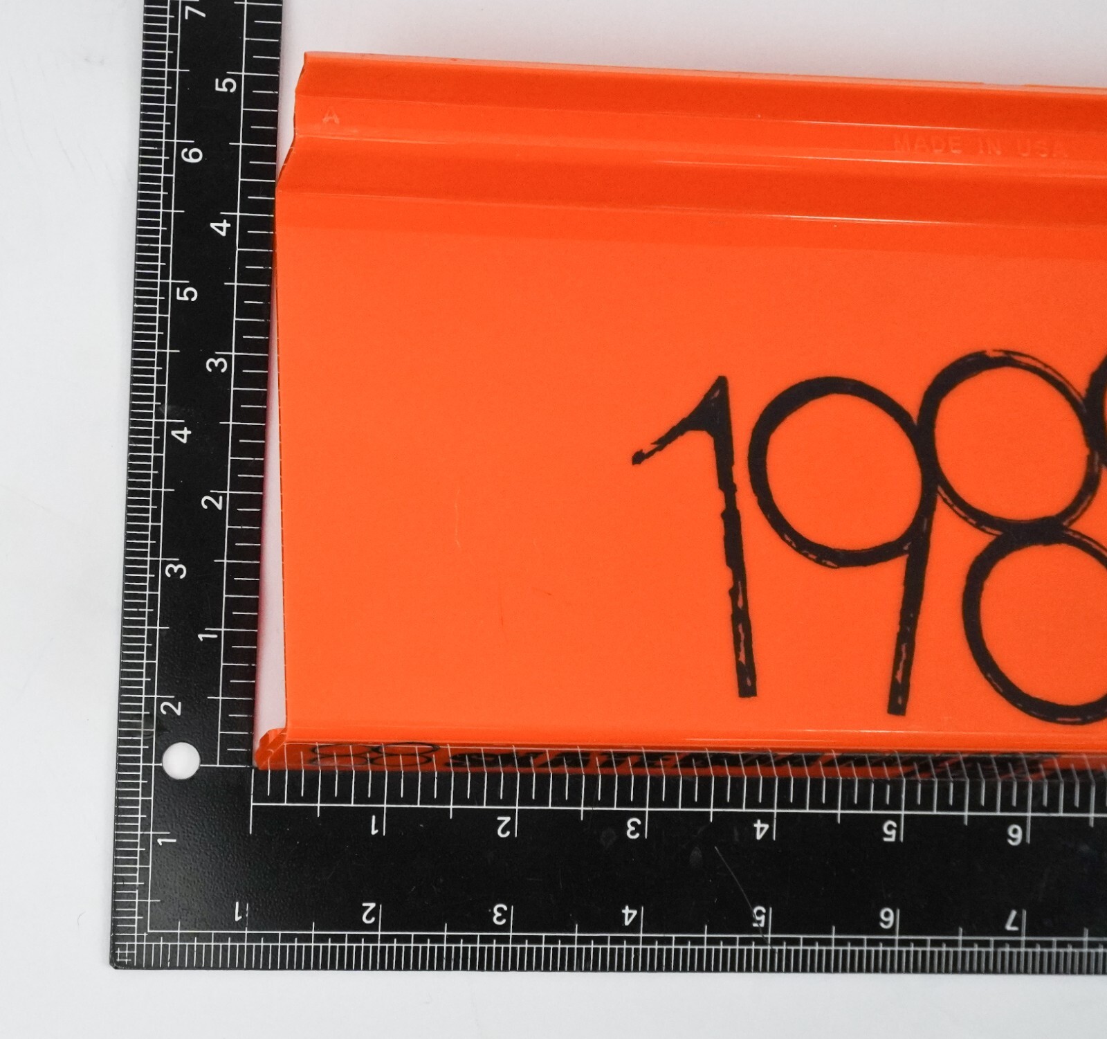 “88” Footwear Shoes Skate Skateboard SLATWALL SHELF Display Orange NOS Markovich