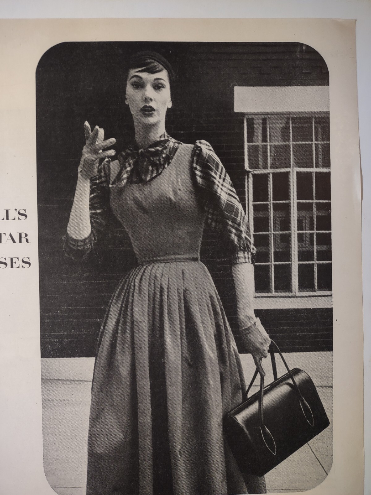 Simplicity Ben Somoroff Patterns Falls Five Star Dresses Vintage 1950s Print Ad