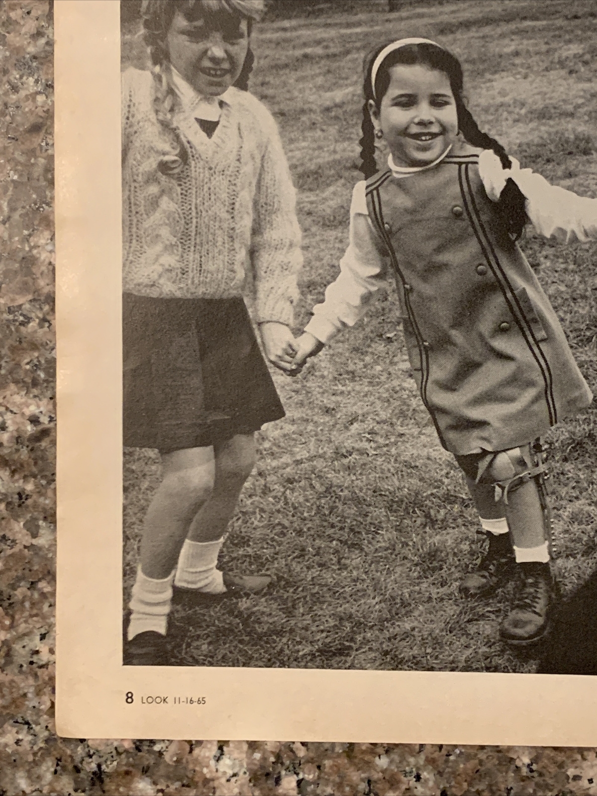 PRINT AD 1965 Metropolitan Life Insurance Met Life Crippled Child Remember Alice