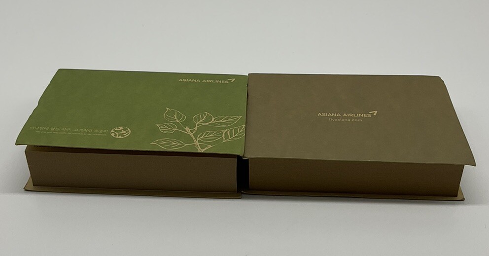 Asiana Airlines Promotional 2 Notepads Asiana 380, 2 Notepads, 2 Stamp Stickers