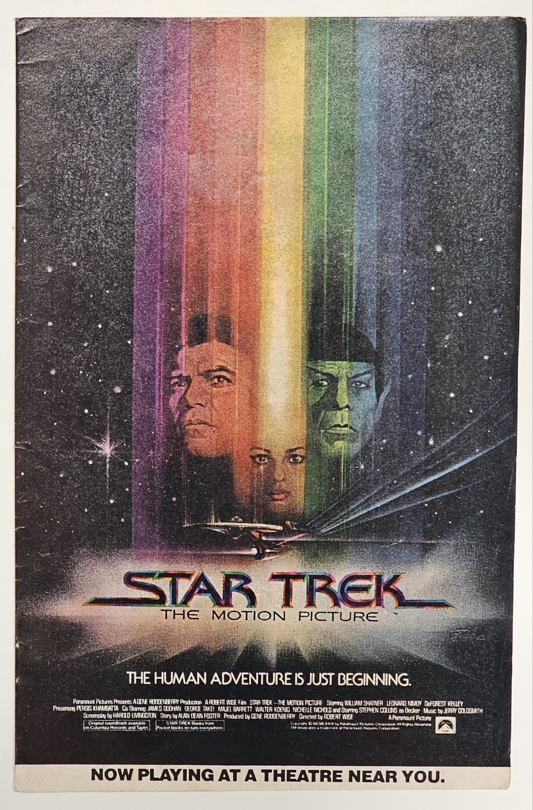 VINTAGE Print Ad B6C1 80s 70s Star Trek Movie Advertisement