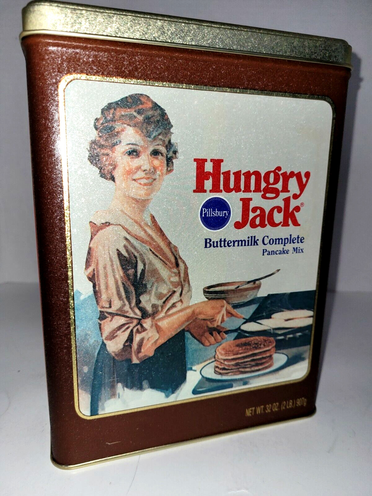 Collectors Tin, Pillsbury Hungry Jack Pancake Mix 1984