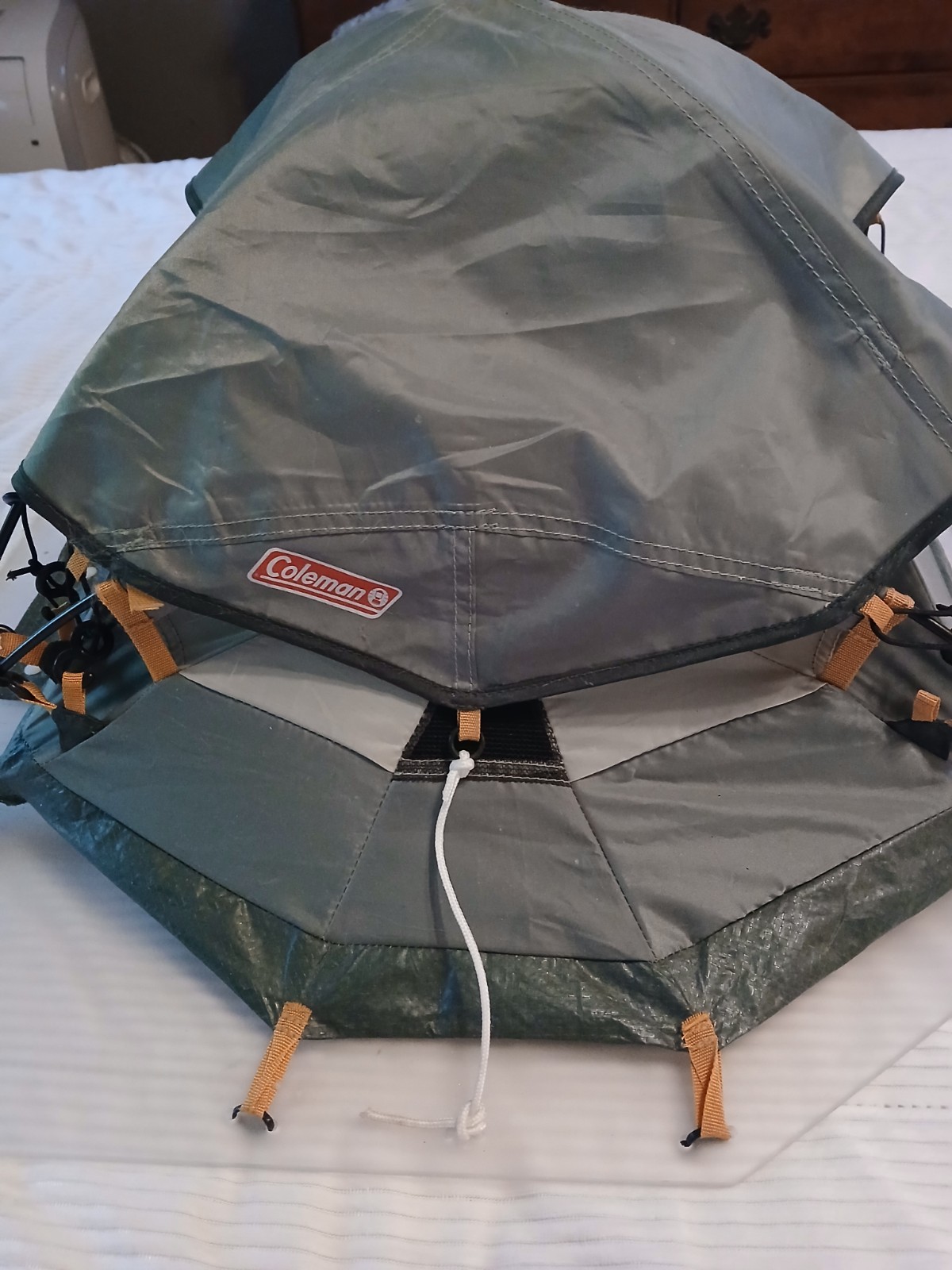 Rare Coleman mini tent Camping Store display Green VTG FAST SHIPPING