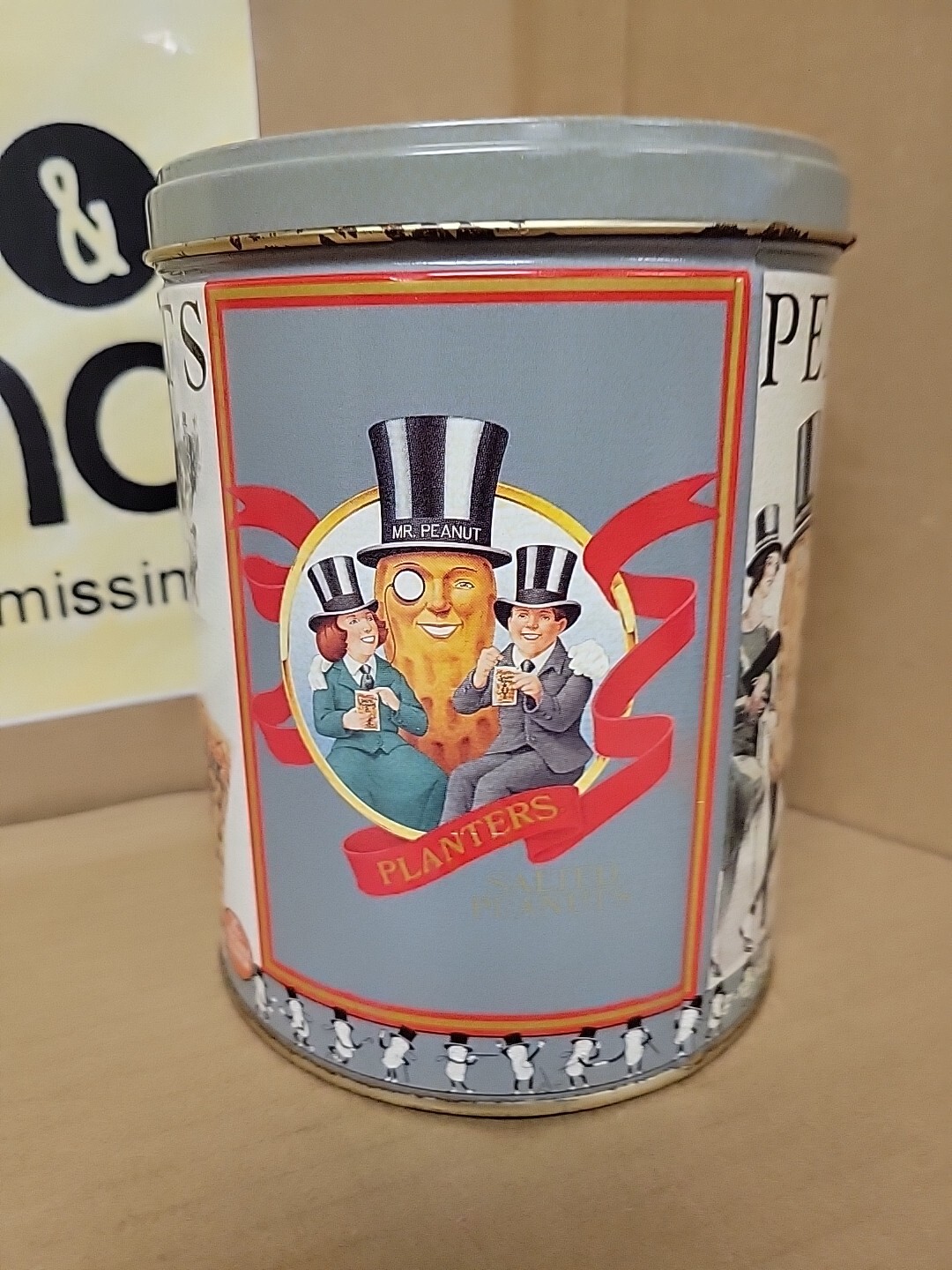 Vintage 1989 Planters “Mr. Peanut” Limited Edition Peanuts-Salted Collector Tin