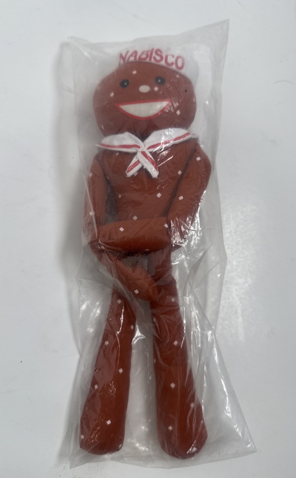 Nabisco Mister Salty Plush 11” Pretzel Vintage Advertising Doll Character