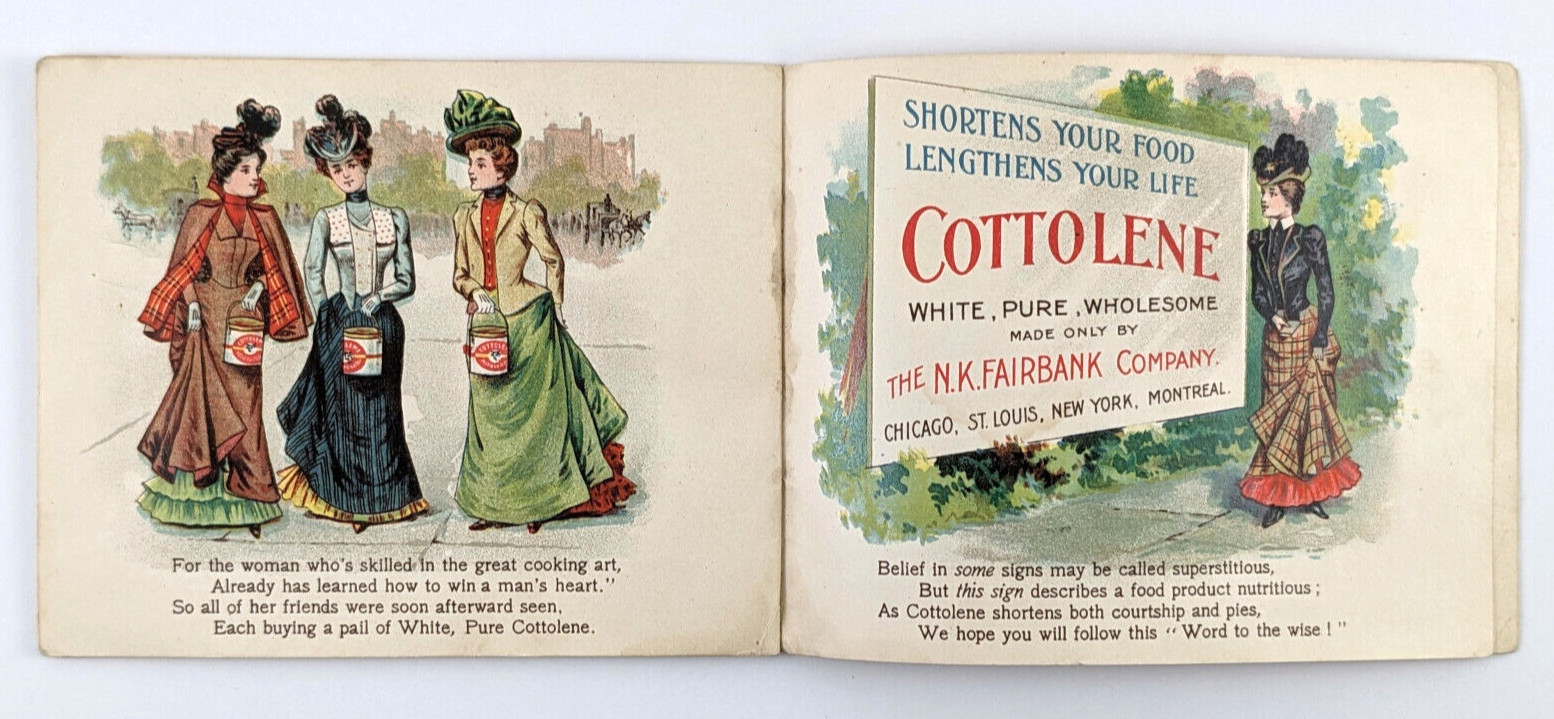 Antique Cottolene Advertising Booklet A Public Secret The N K Fairbank Co 1900