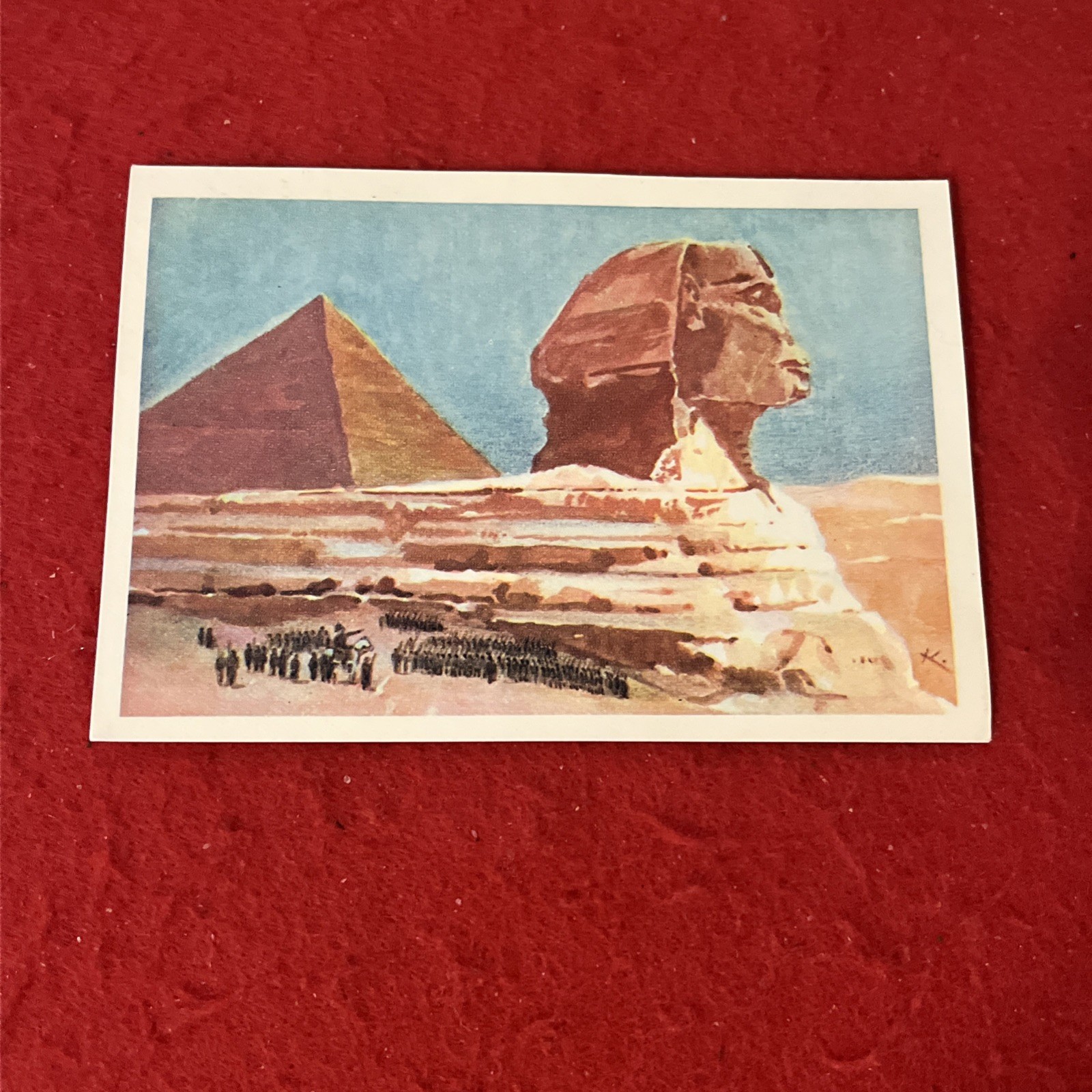 1950s Fritz Homann “History Of Our World” NAPOLEON • BATTLE OF THE PYRAMIDS T Cd