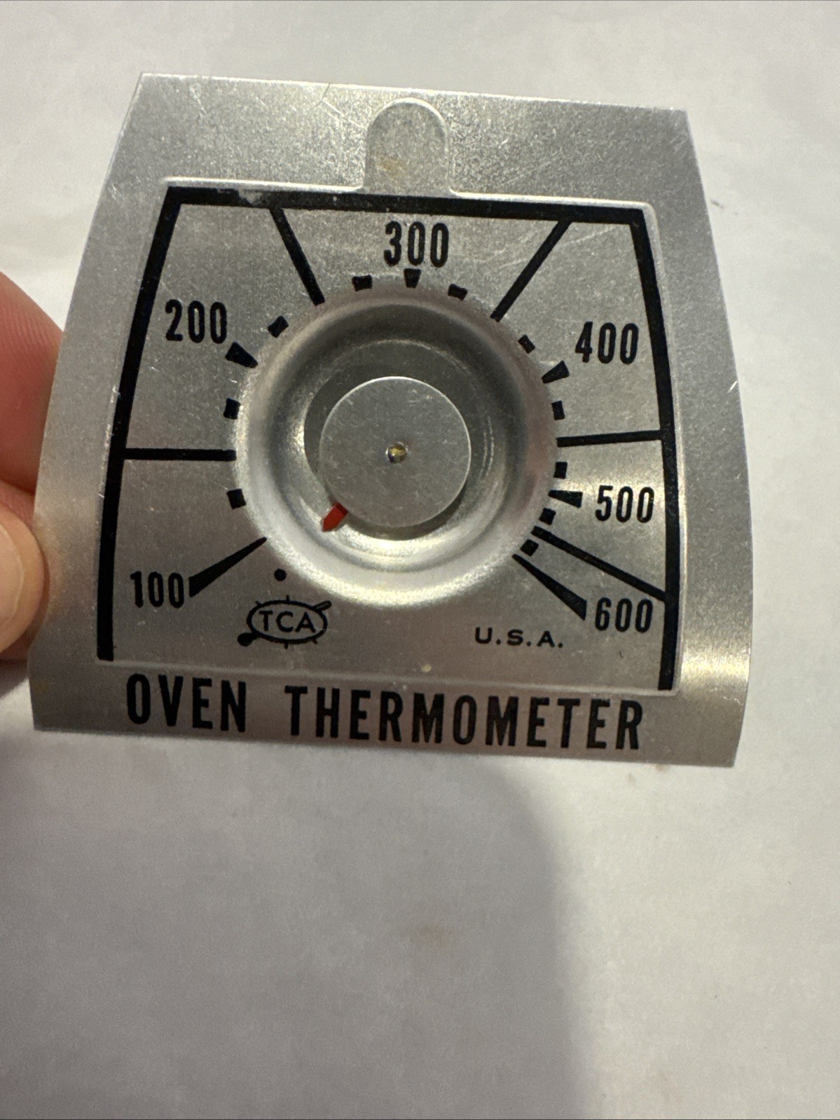 Vintage TCA Oven Thermometer 3”x3.5” USA