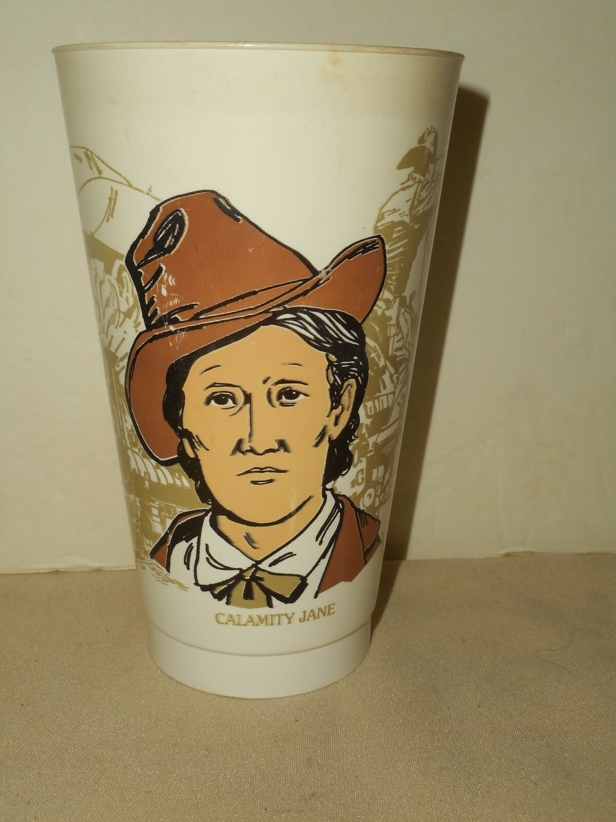 7 Eleven CALAMITY JANE Slurpee Cup 1973 Wild West Promo Set