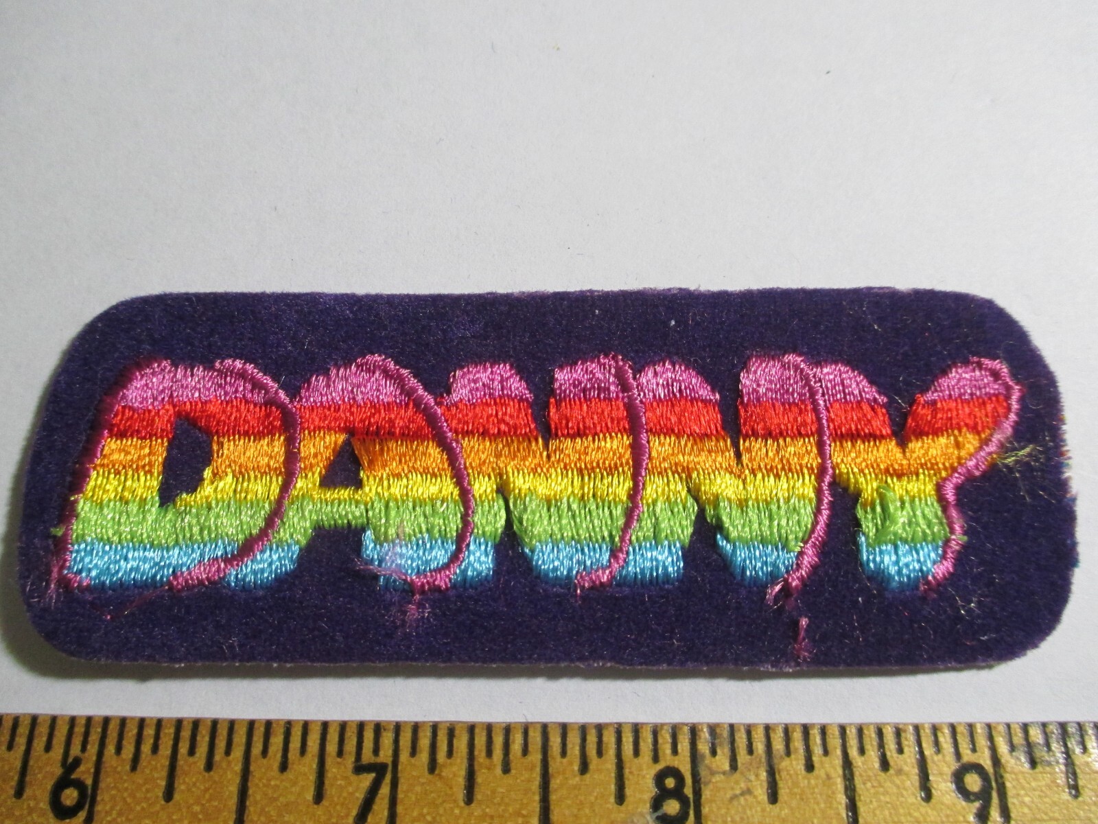 Name Patch Danny Patch Vintage NOS Grateful Dead Groovy Name Tag Sticker Label