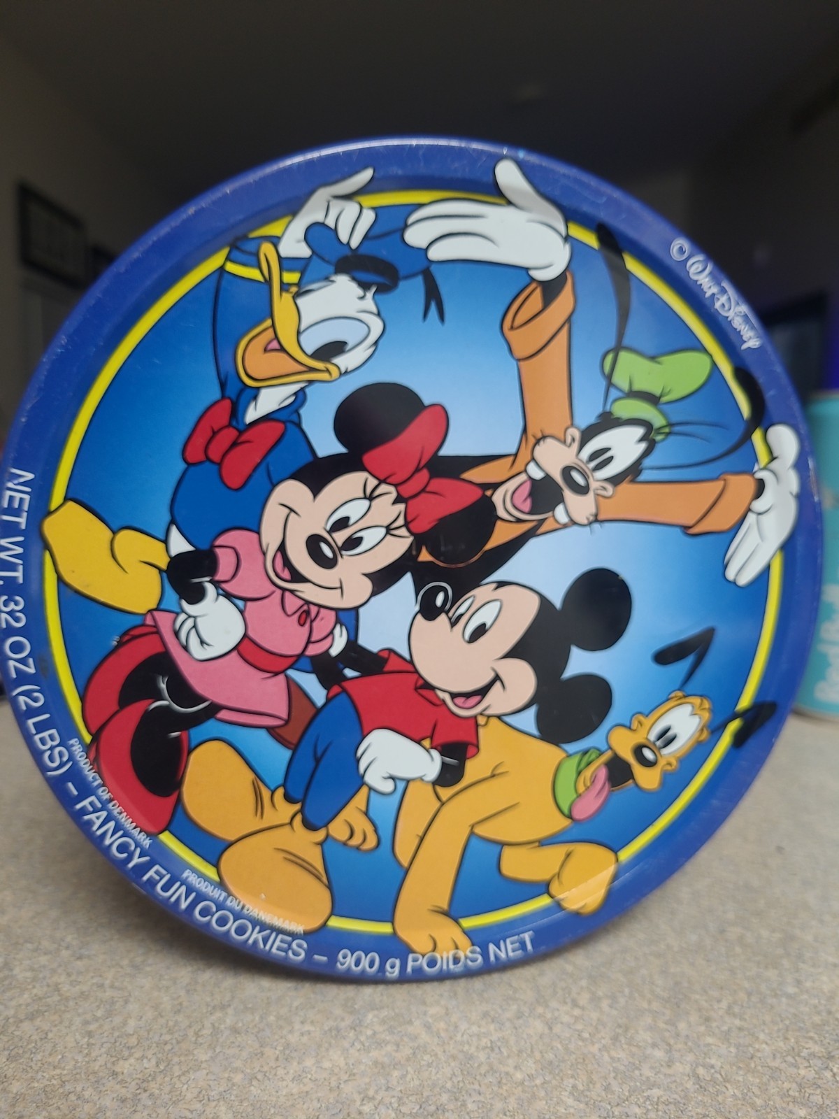 Collector Tin, Disney, Denmark, Character Cookies (empty tin)