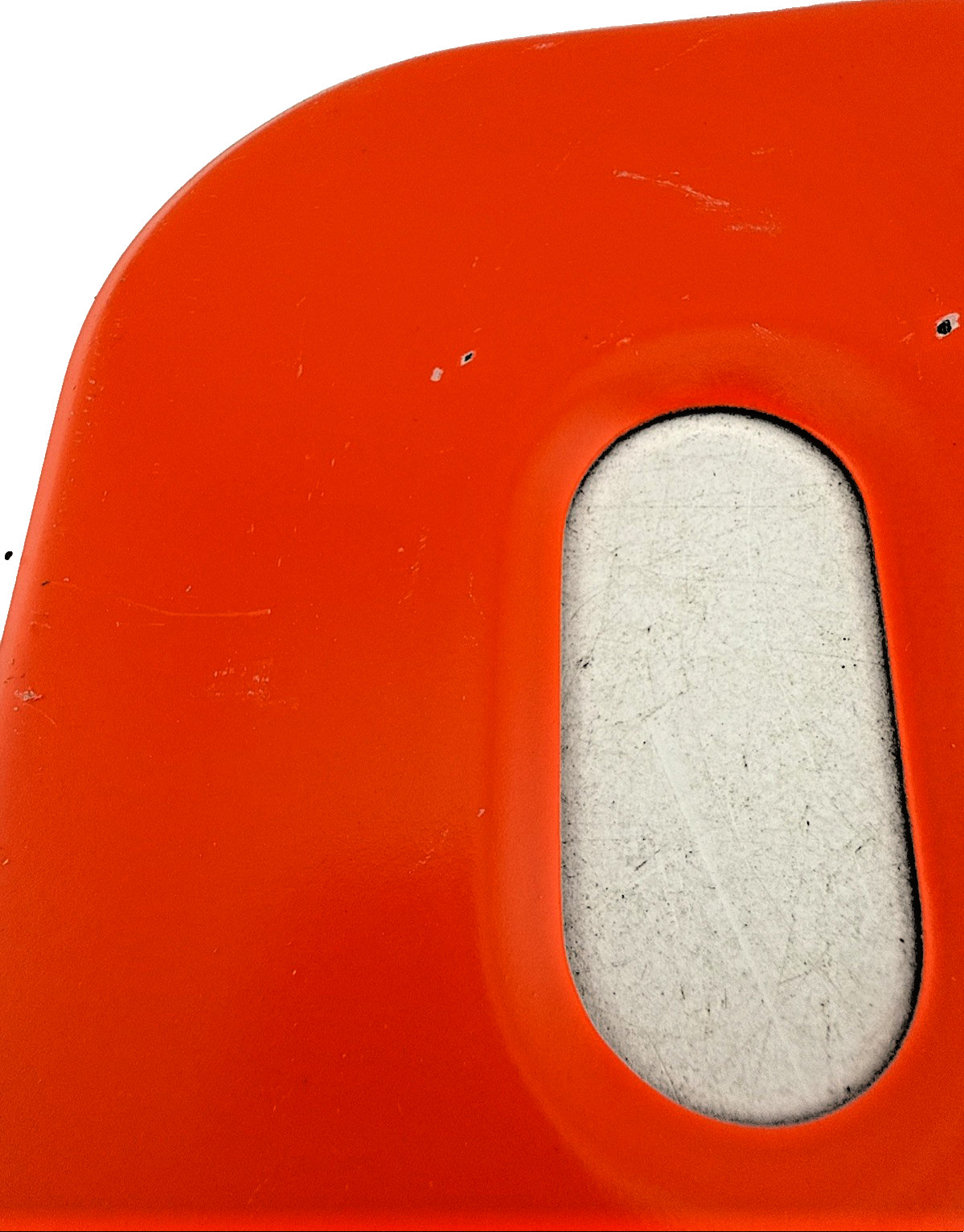 Vintage Commander-Board Metal Number 9 For Marquee Sign Painted Orange 10″ x 5″