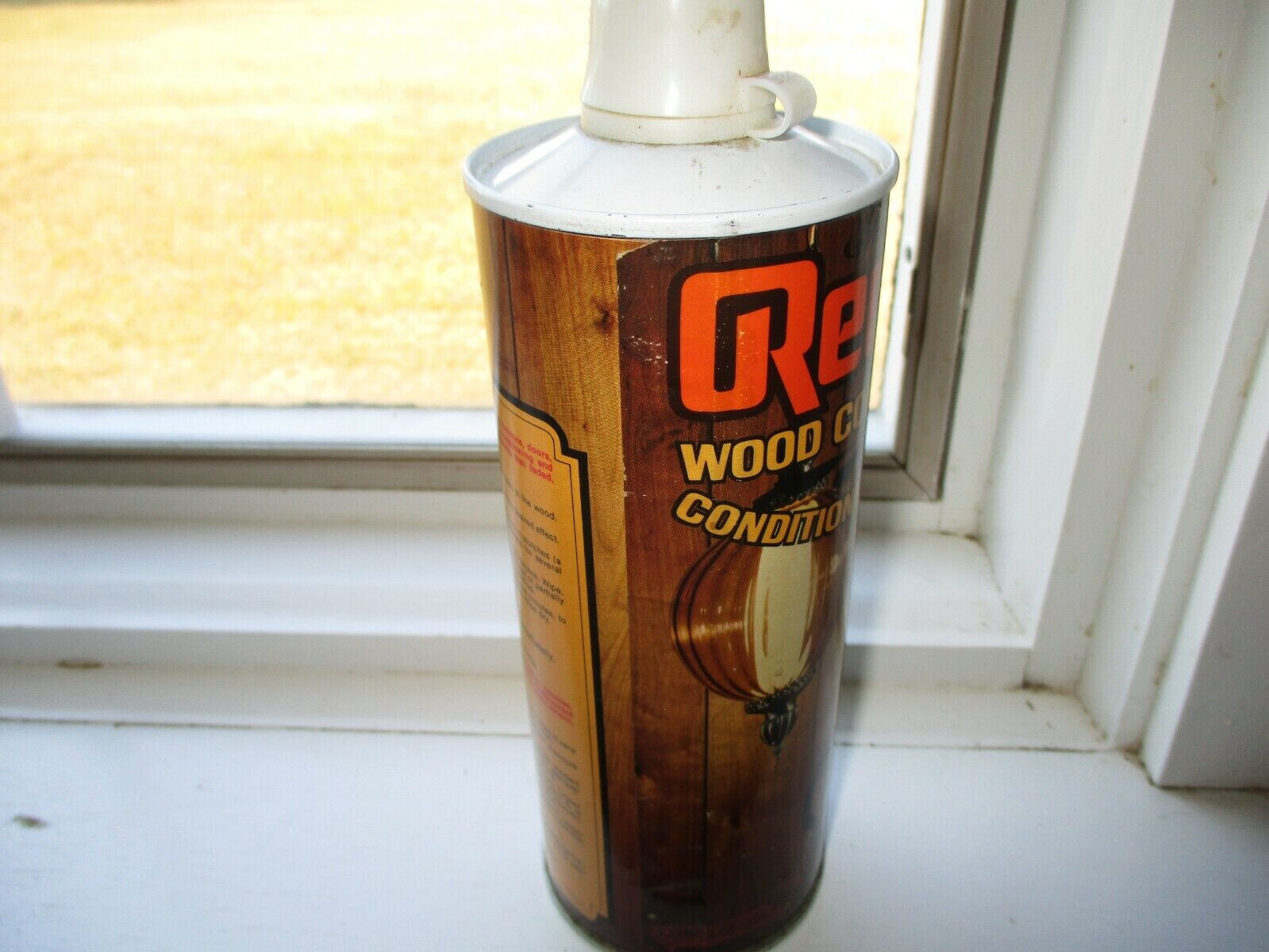 Vintage S.C. Johnson Regard Wood Conditioner Can Tin 16oz size (Empty) Canada