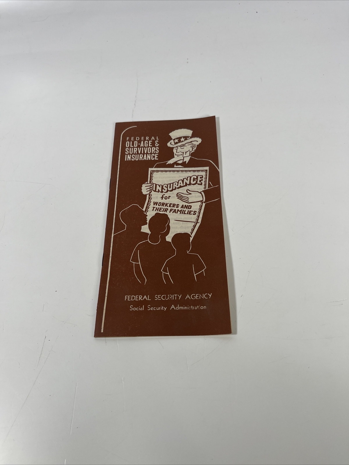 Federal Old-Age & Survivors Insurance 48’ Social Security Agency Leaflet Ephemra
