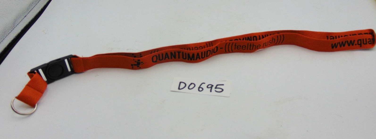 Quantum Car Audio Speakers Advertising Lanyard Round Neck Detachable Feel Rush