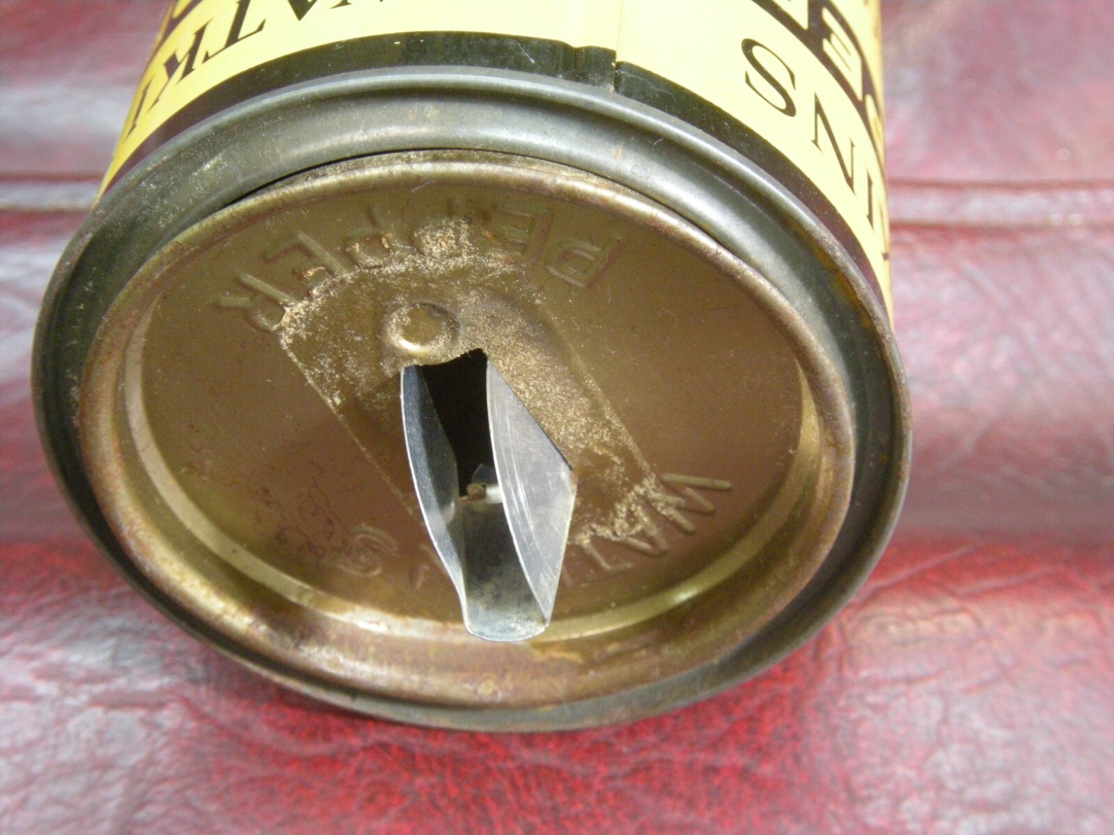 Vintage J.R. Watkins Cylindrical Pepper Tin, 1930’s?