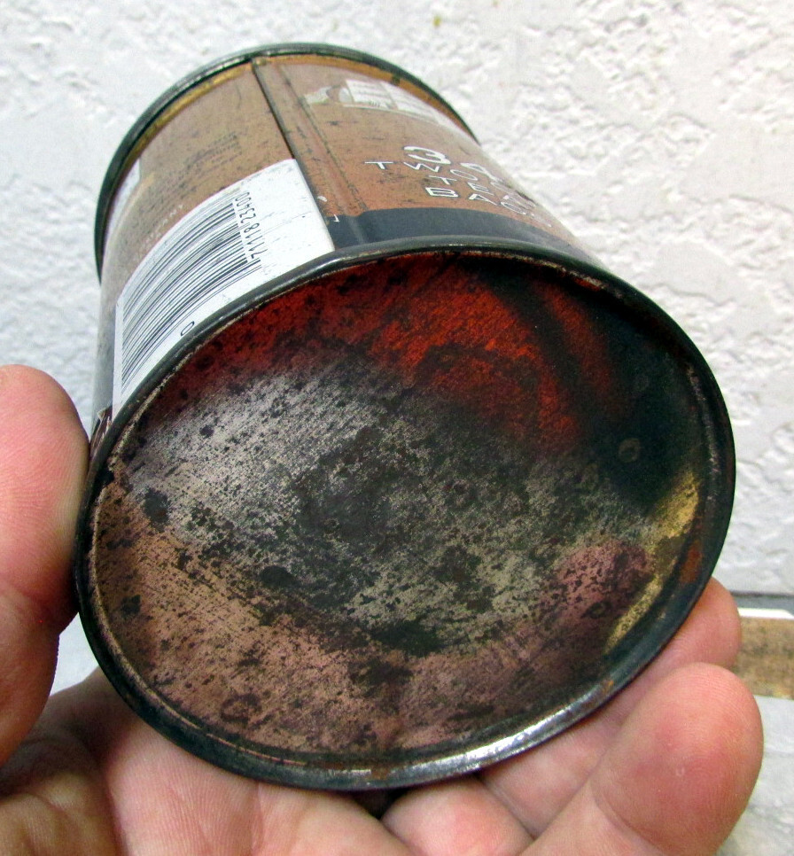 vintage Boston Tea Party fine tea empty 2.5 oz tin, great home or kitchen decor
