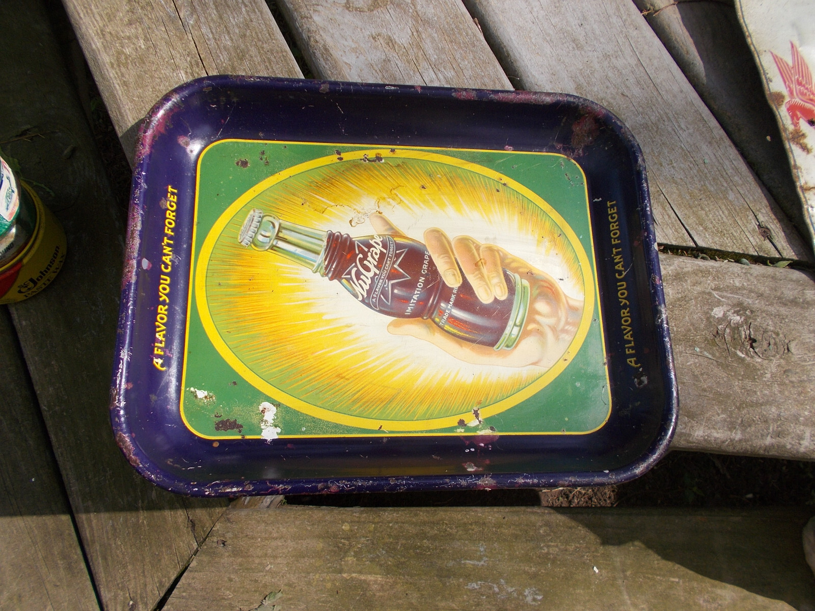 NuGrape Beverage Serving Tray – 1920’s, 1930’s, 1940’s