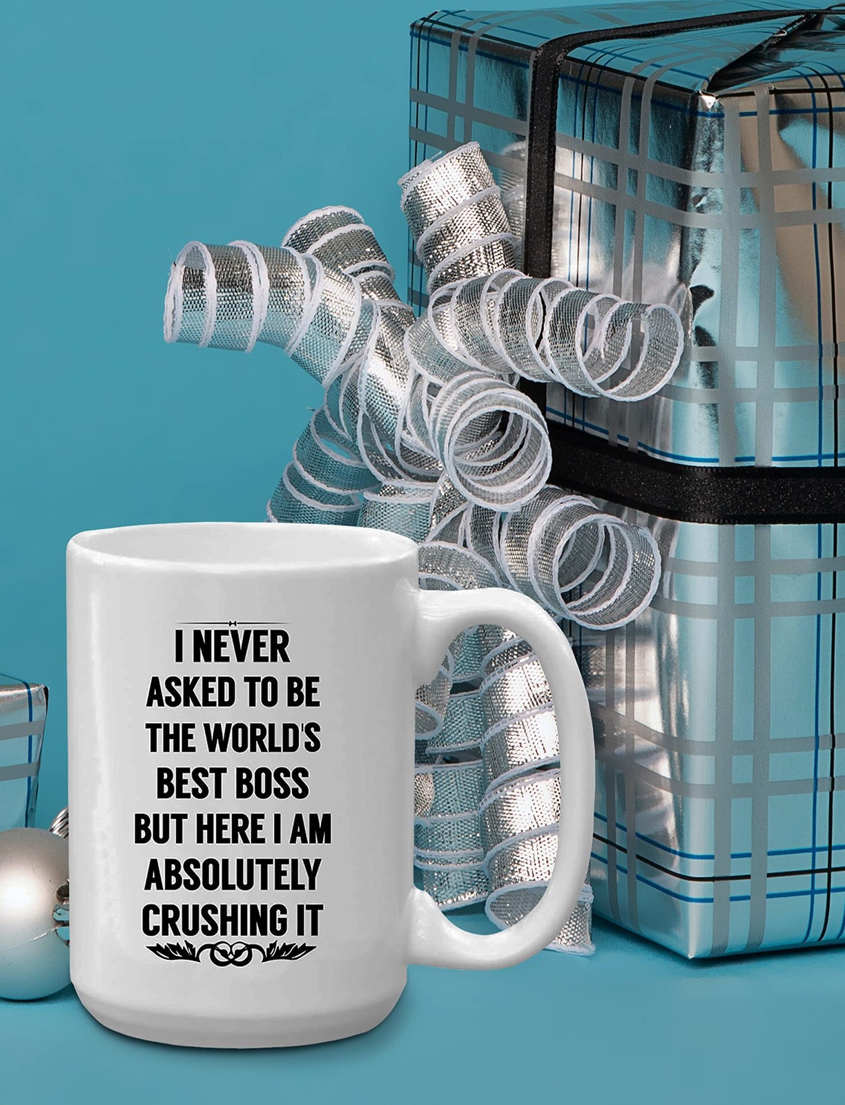 BLUE RIBBON I NEVER ASKED TO BE THE WORLDS BEST 11 Ounces, 11 Oz (Pack of 1)