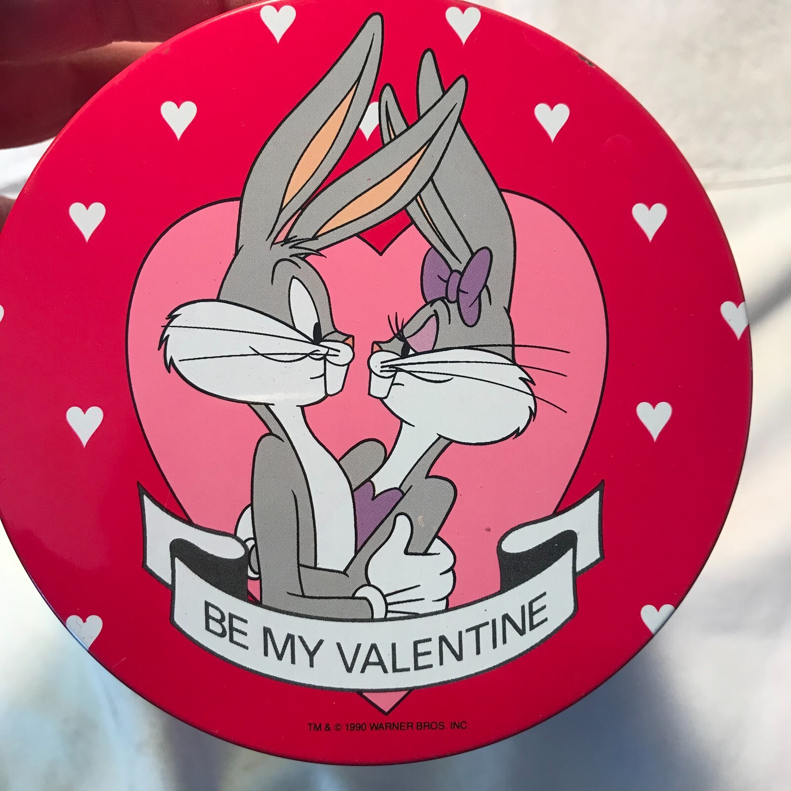 Vintage 1990 Brach’s Bugs Bunny and Friends Mellowcreme Candies Empty Tin