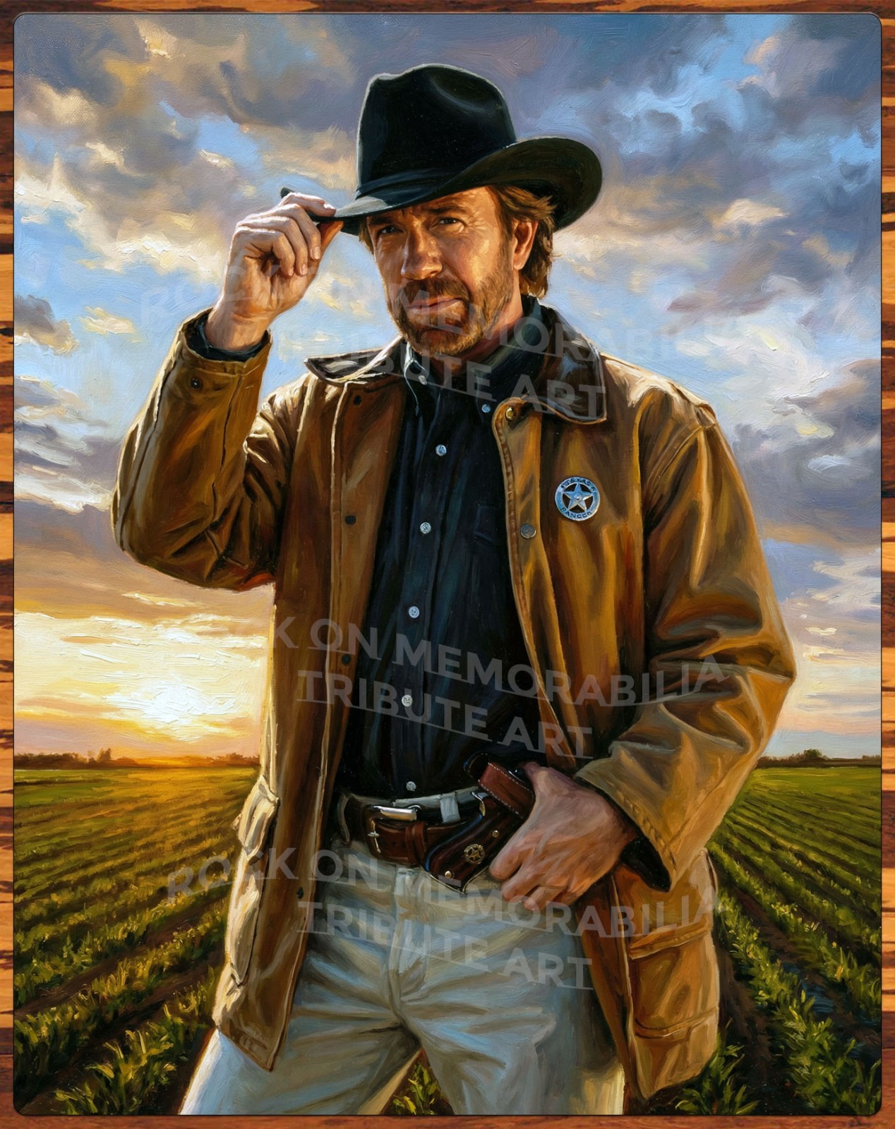 Chuck Norris – Tribute Art – Premium Aluminum Metal Sign – 11 x 14