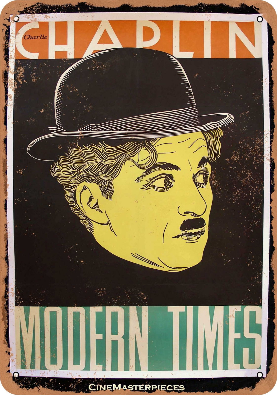 METAL SIGN – Modern Times (1936) 1 – Vintage Look