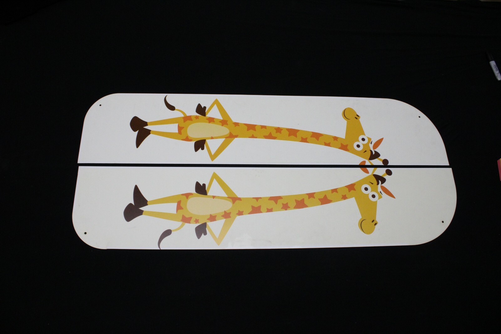 Lot of 2 Toys R Us Geoffrey Retail Sign Store Aisle Display Banner Shopkins Pink