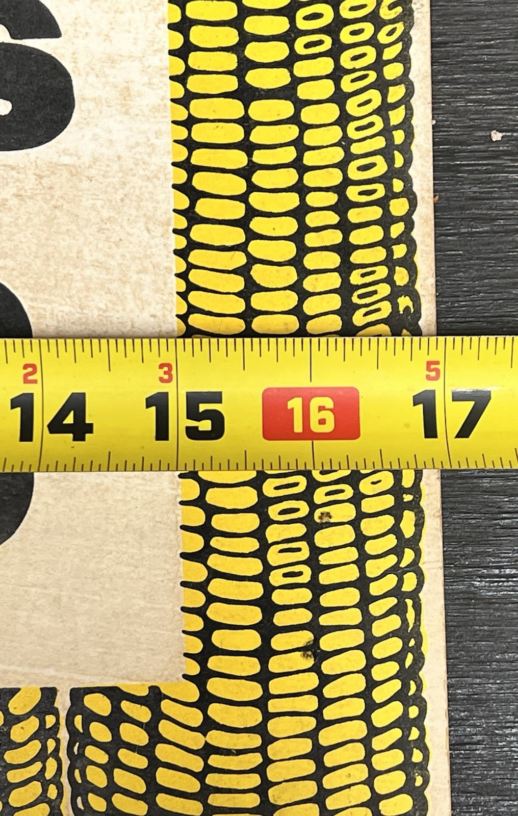 VINTAGE 11×17 HOBARTS H-108 SEED CORN FIELD SIGN FARM ADVERTISING EARS OF CORN