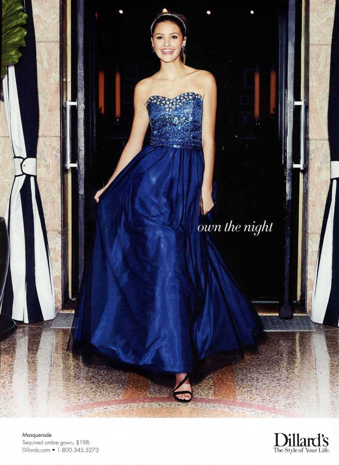 DILLARD’S Magazine Print Ad Advert # 21 PRETTY LADIES ~ GOWNS 4PGS