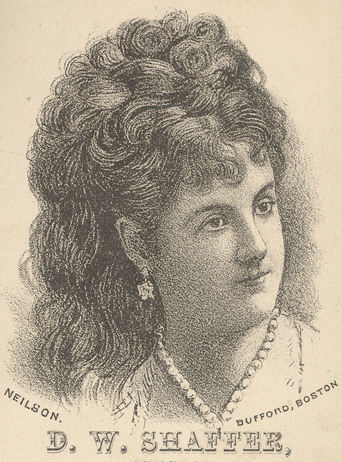 BOSTON TRADE CARD, DW SHAFFER, BOOTS, SHOES at 24 EILOT St, JUST ONE PRICE V888