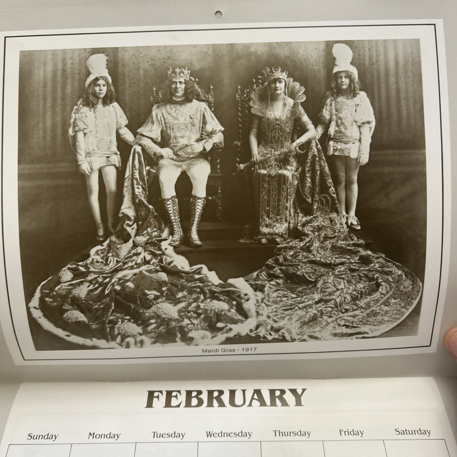 In Old New Orleans 1985 Calendar Preservation Resource Center No Writing