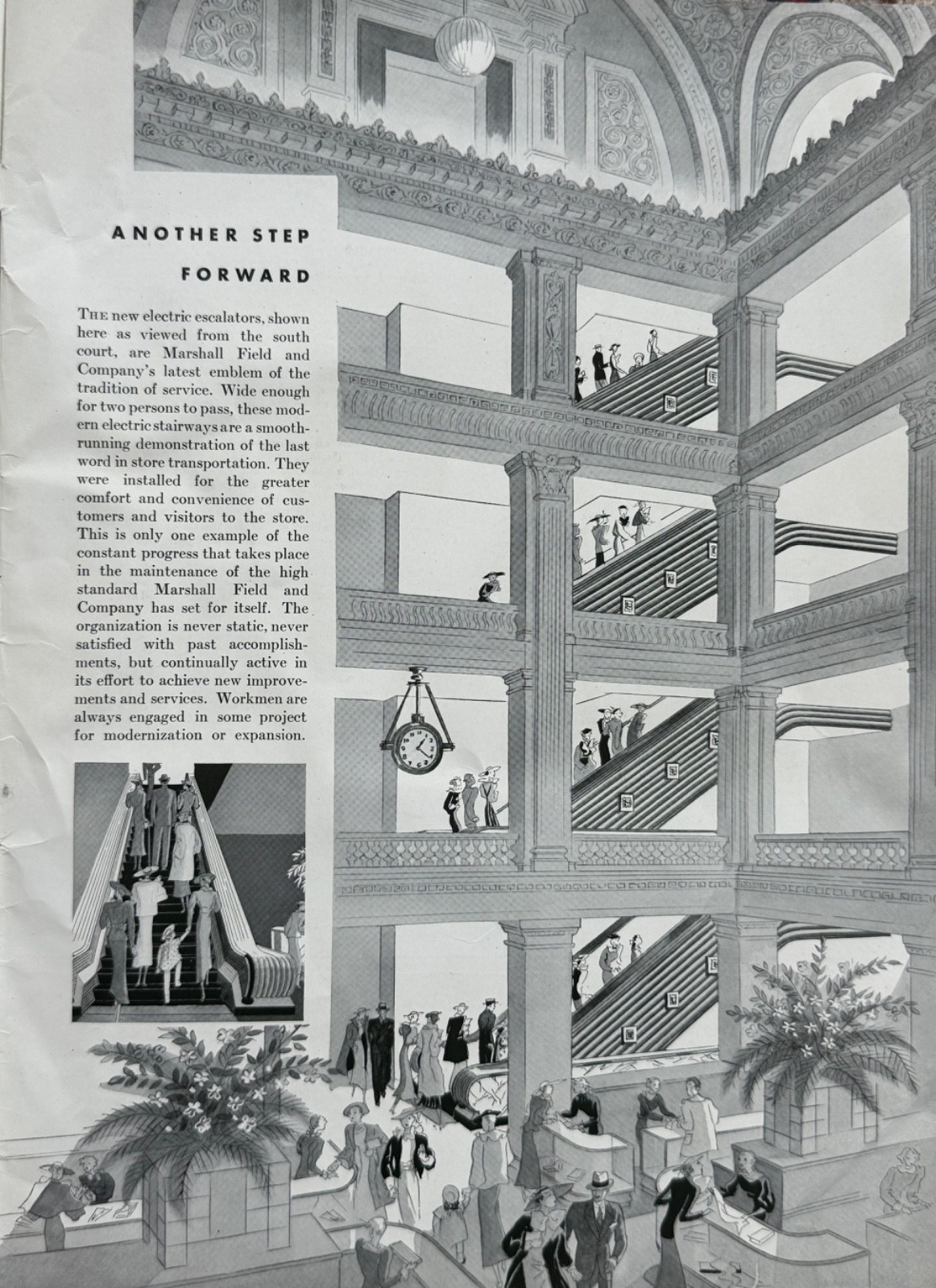 1934 Marshall Field & Company 1933 Chicago Worlds Fair Magazine Catalog