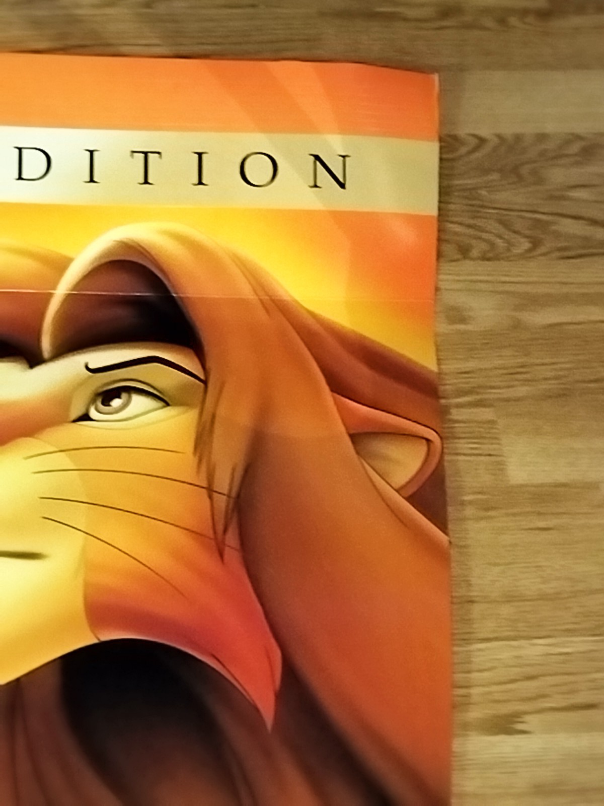 Disney The Lion King DVD Store Display Standee With Original Box (See Photos)