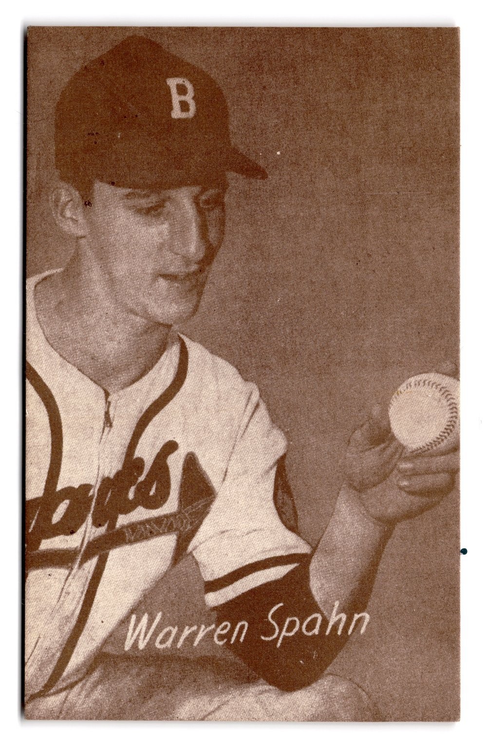 Warren Spahn Baseball Photo Braves MLB Hall of Fame HOF