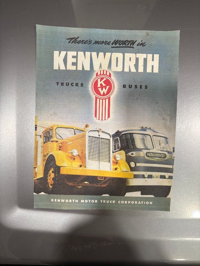 Kenworth Truck ad Brochure Advertisement Literature