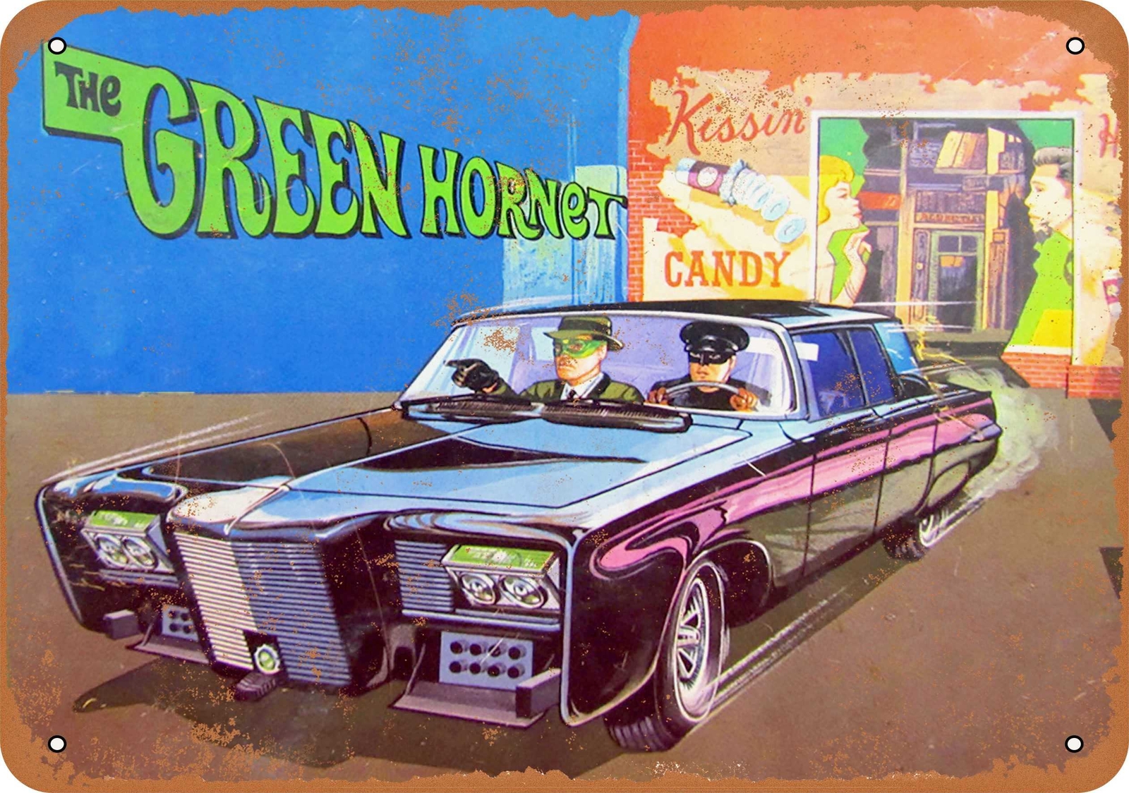 Metal Sign – 1967 The Green Hornet – Vintage Look Reproduction